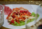 Photo de la recette : Recette de salade au poivrons rouges aux calamars