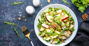 Photo de la recette : Recette d'une salade waldorf aux pommes fraiches