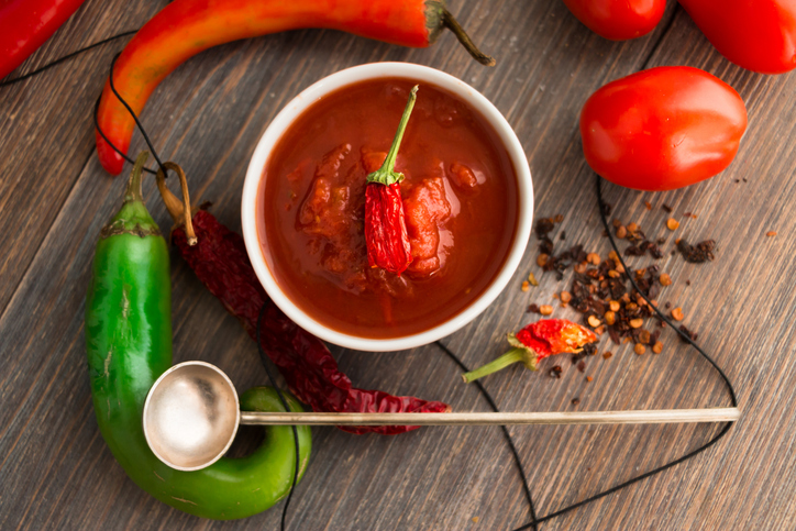 Photo de la recette : Recette de sauce chili maison