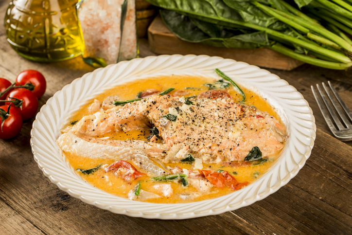 Photo de la recette : Recette saumon à la toscane