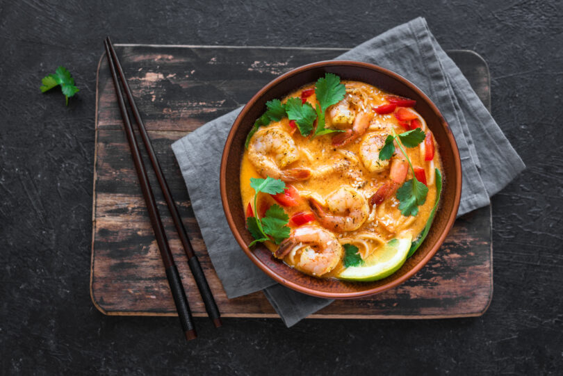 Photo de la recette : Recette soupe aux crevettes