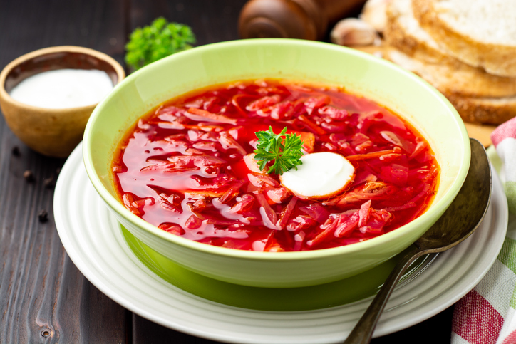 Photo de la recette : Recette de soupe de betterave traditionnelle russe