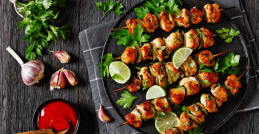 Photo de la recette : Recette souvlaki-au-poulet