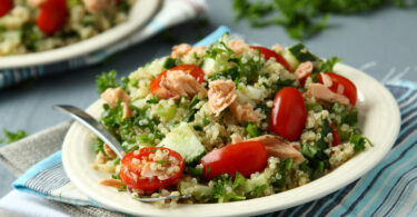 Photo de la recette : Recette du taboulé au saumon