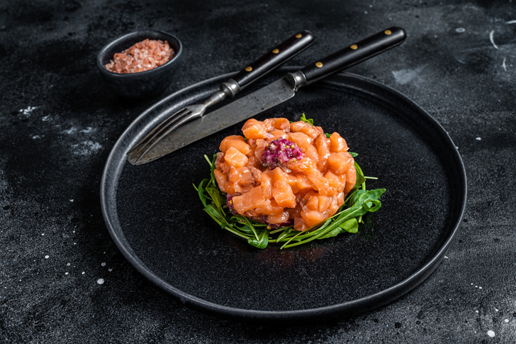 Photo de la recette : Recette tartare saumon oignons rouges