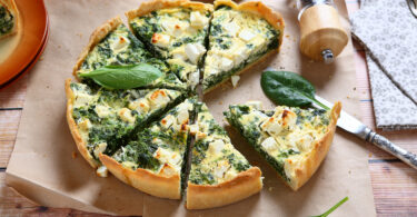 Photo de la recette : Recette tarte épinards à la féta