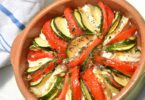 Photo de la recette : Recette du tian de légumes courgettes et tomates