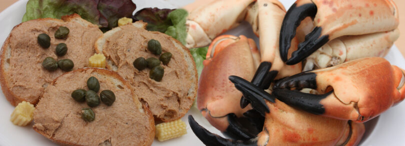Photo de la recette : Recette toast de rillettes aux pinces de crabe