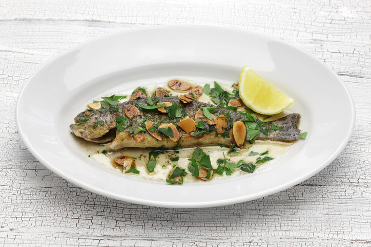 Photo de la recette : Recette truite meunière aux amandes