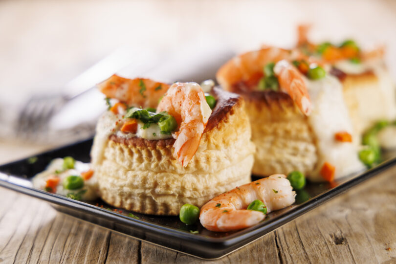 Photo de la recette : Recette vol au vent aux fruits de mer